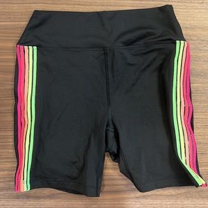 Pink by VS size small stretch yoga shorts.